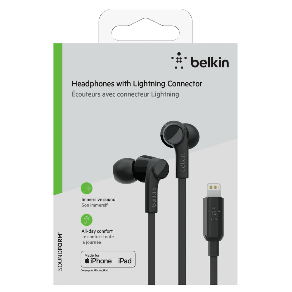 Belkin Rockstar Kopfhörer im Ohr Schwarz