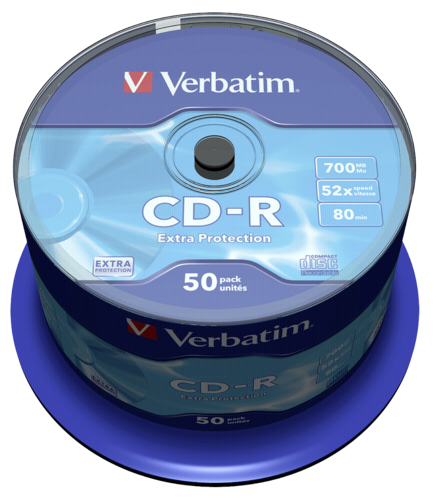 1x50 Verbatim Data Life CD-R 80
