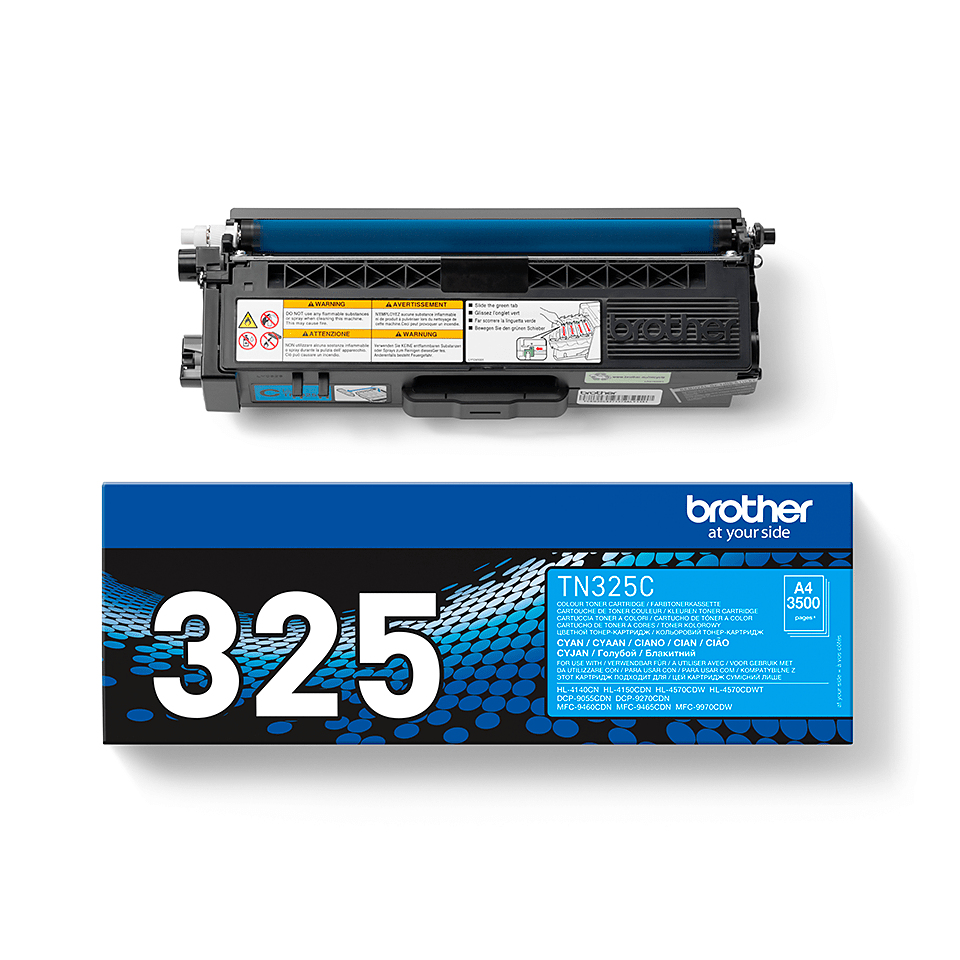 Brother Toner TN-325C Jumbo Cyan (ca. 3500 Seiten) – Ansicht 2