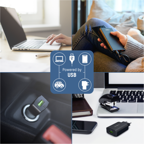 Ansmann Comfort Smart Ladegerät inkl. 4 AA Mignon Akkus 2100mAh