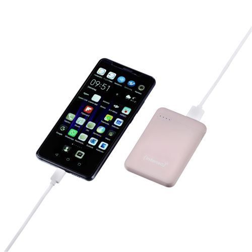 Intenso Powerbank XS5000 rosé 5000 mAh inkl. USB-A to Type-C