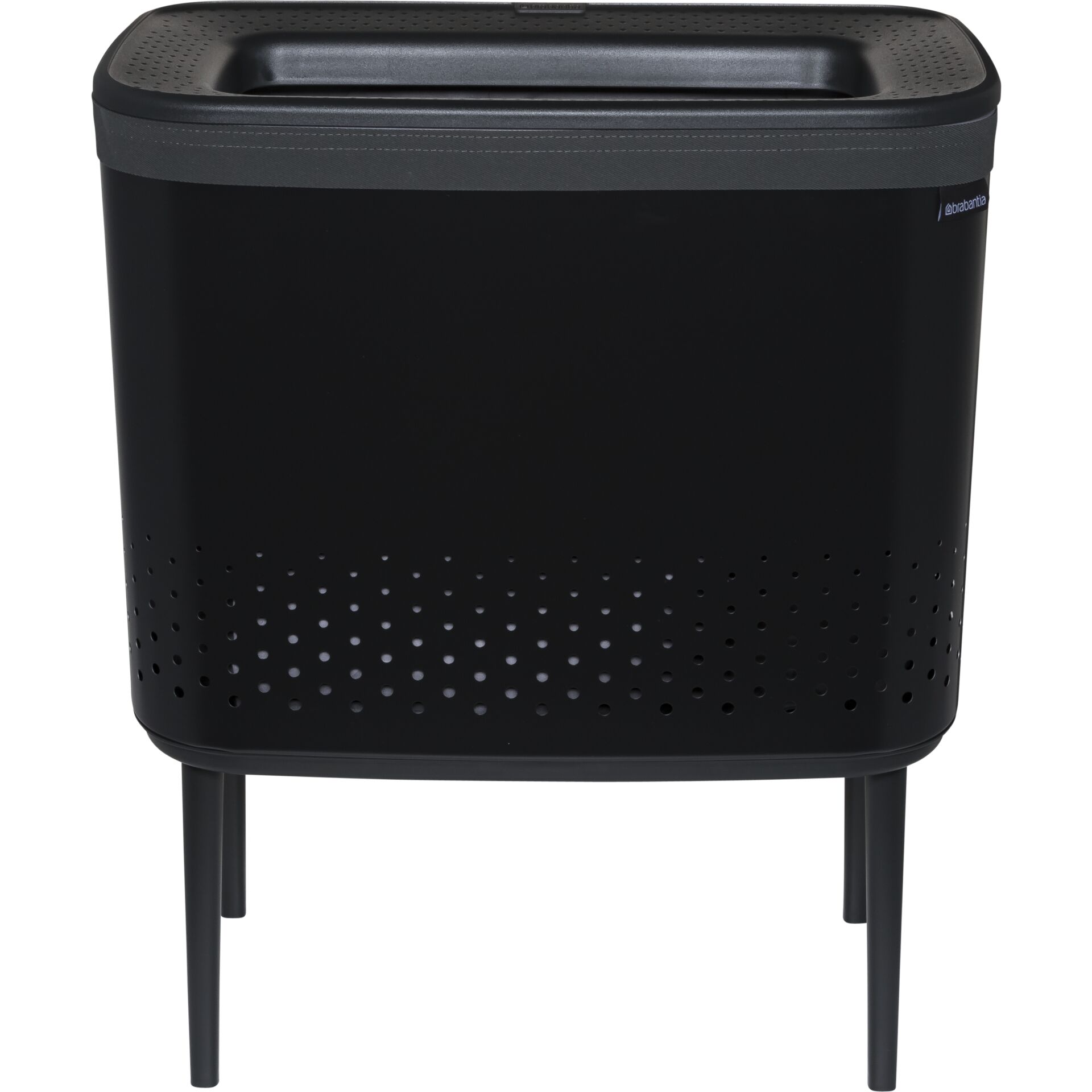 Brabantia Bo Wäschekorb, 60 L schwarz