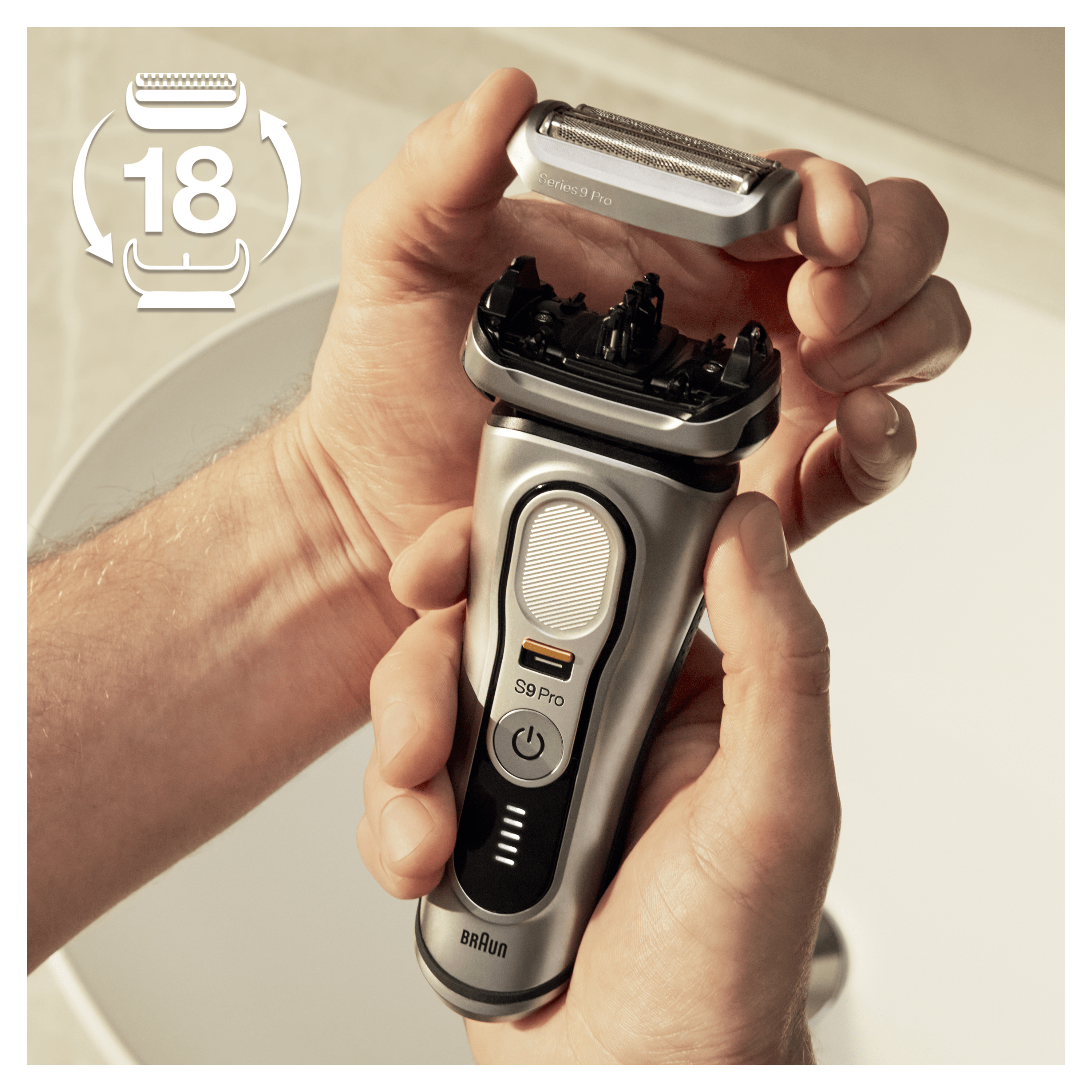 Braun Series 9 81747657 Rasierapparat-Zubehör Scherkopf