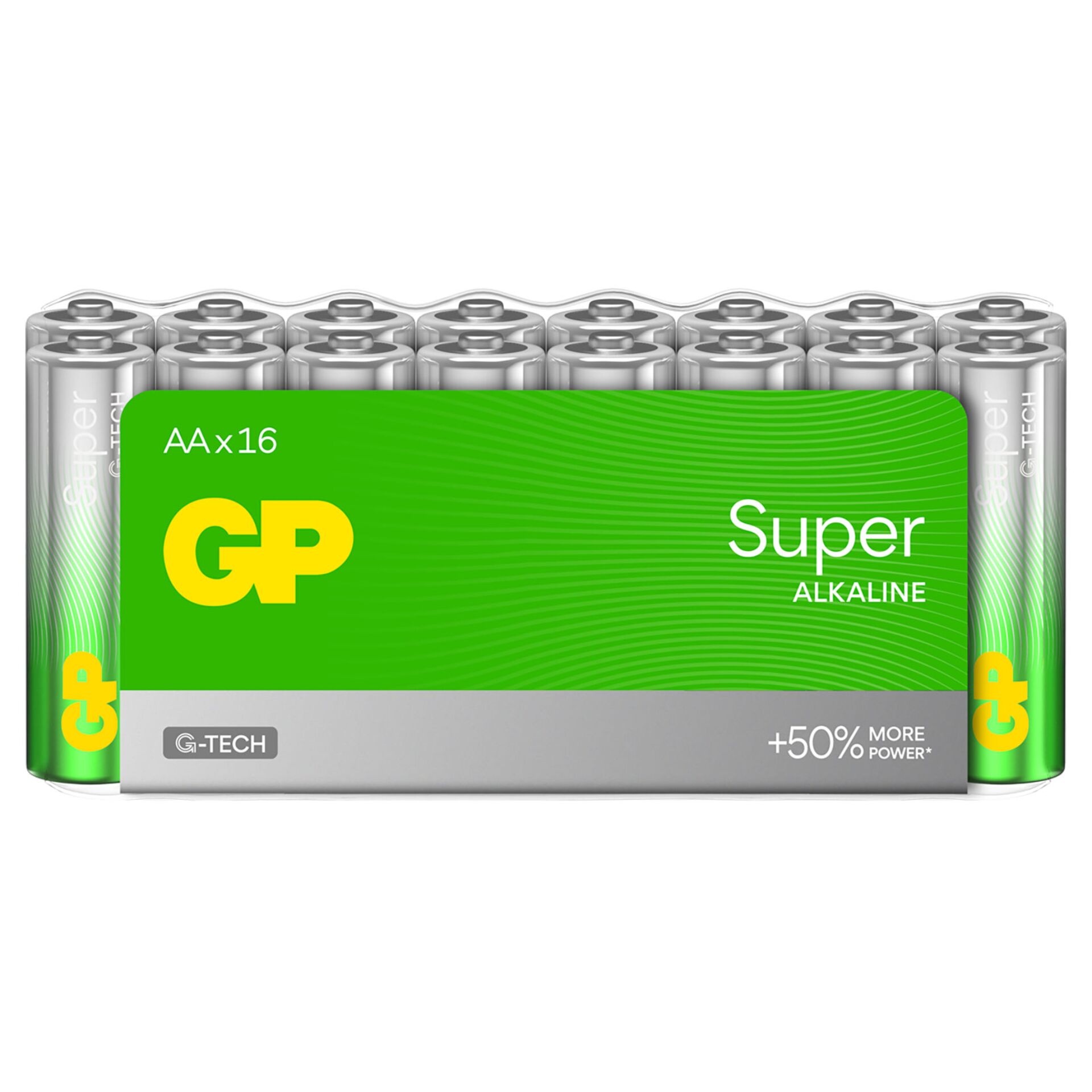 1x16 GP Super Alkaline 1,5V AA Mignon LR06 Rel.03015AETA-S16 824644_02