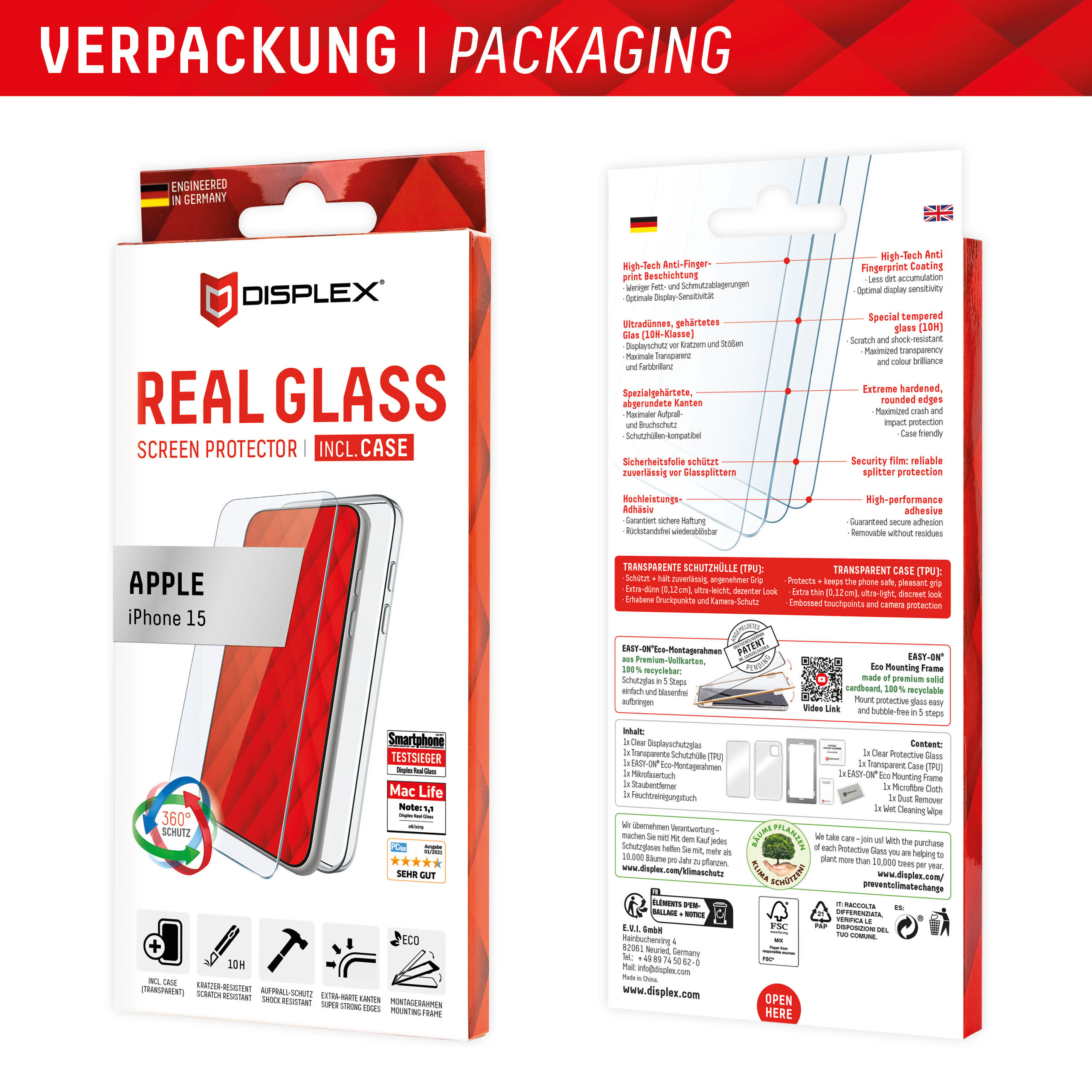 DISPLEX Real Glass + Case iPhone 15 28bd1bfeea9c136af1be468d3b82a16e
