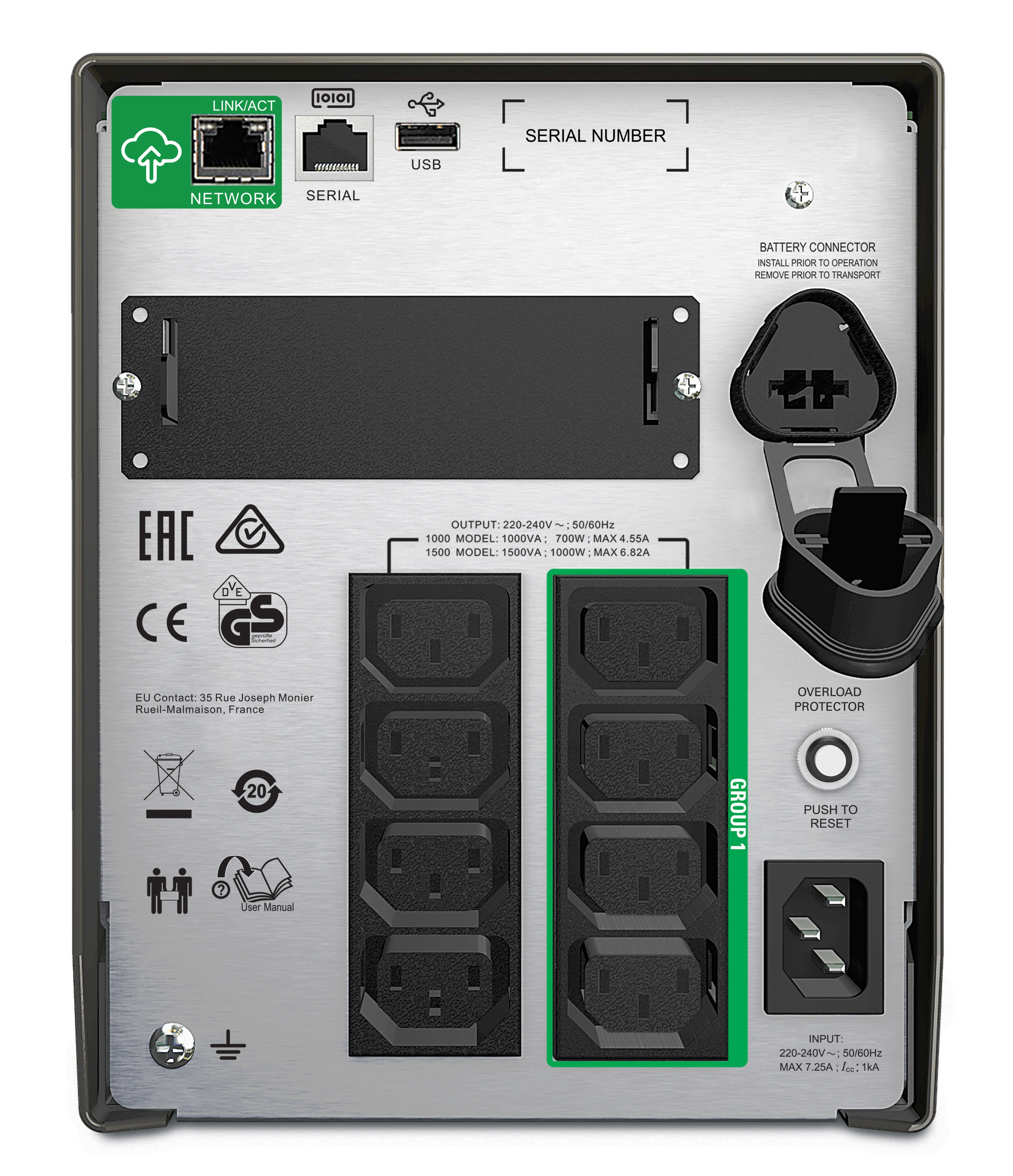 APC - SMART-UPS 1000VA LCD 230V SmartConnect 54437425_2520117739