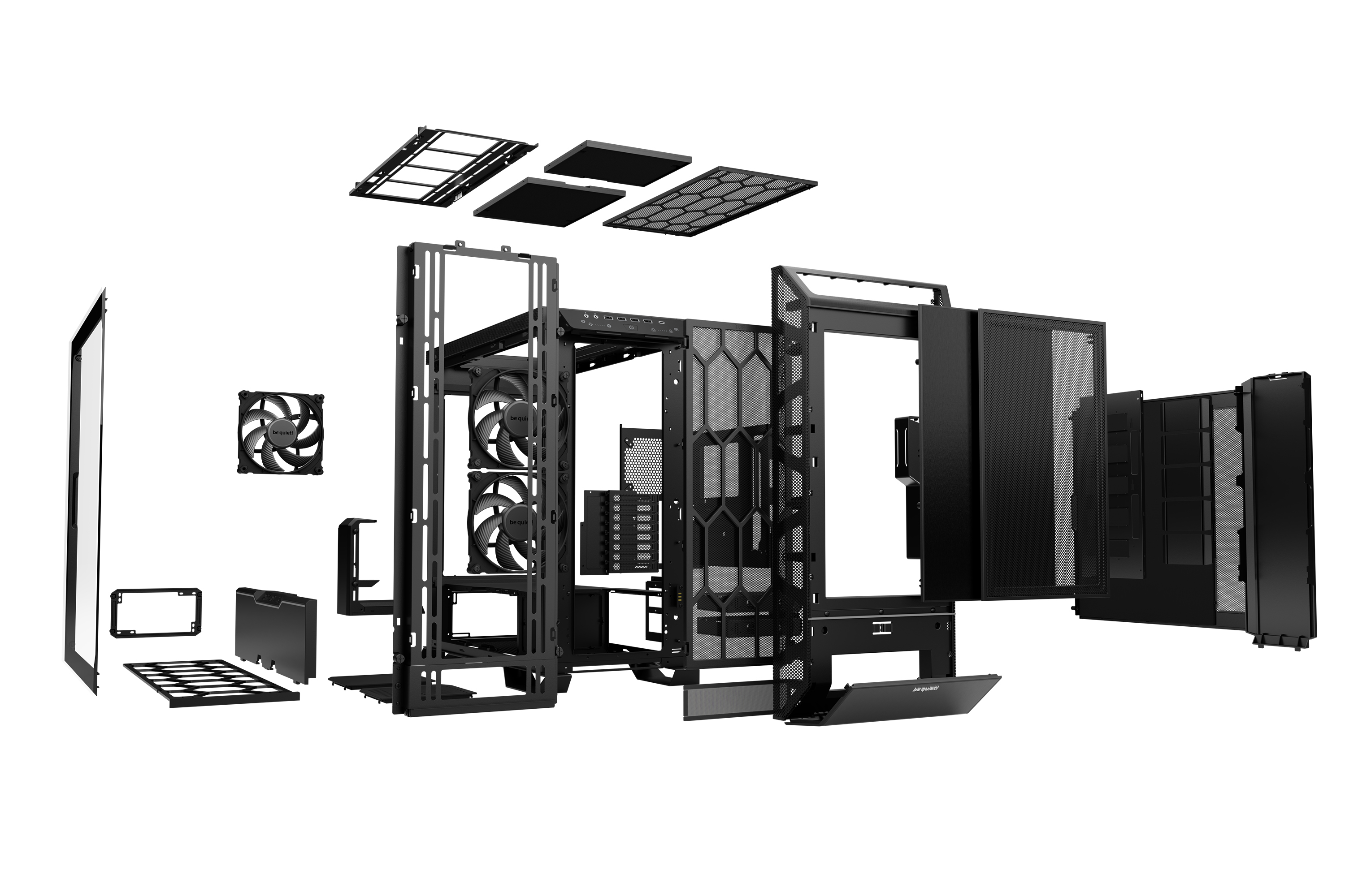 be quiet! DARK BASE PRO 901 Schwarz PC Gehäuse – Ansicht 5