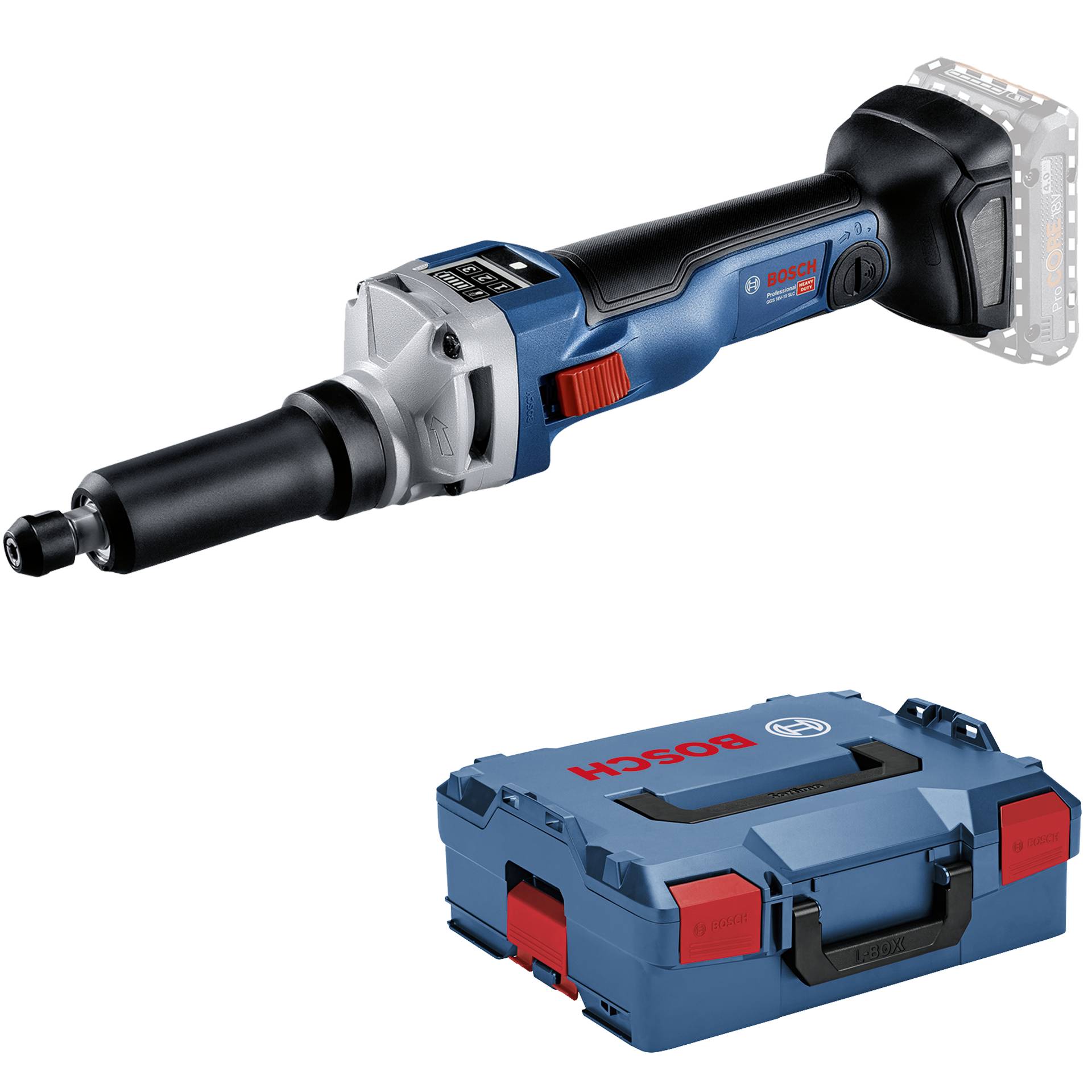 Bosch GGS 18V-10 SLC L-BOXX Akku-Geradeschleifer