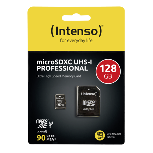 Intenso microSDXC          128GB Class 10 UHS-I Professional