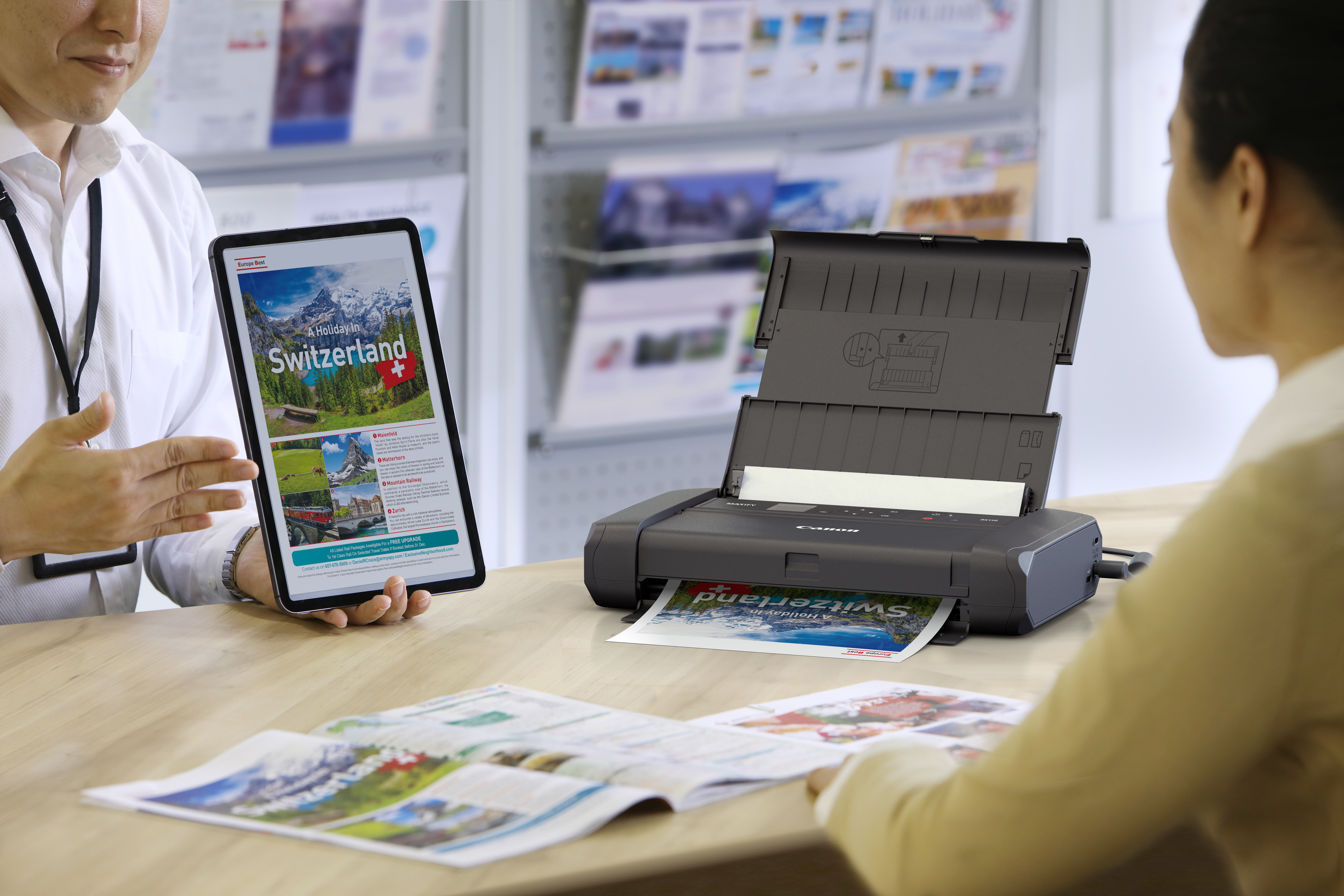 Canon MAXIFY BX 110 mit Akku