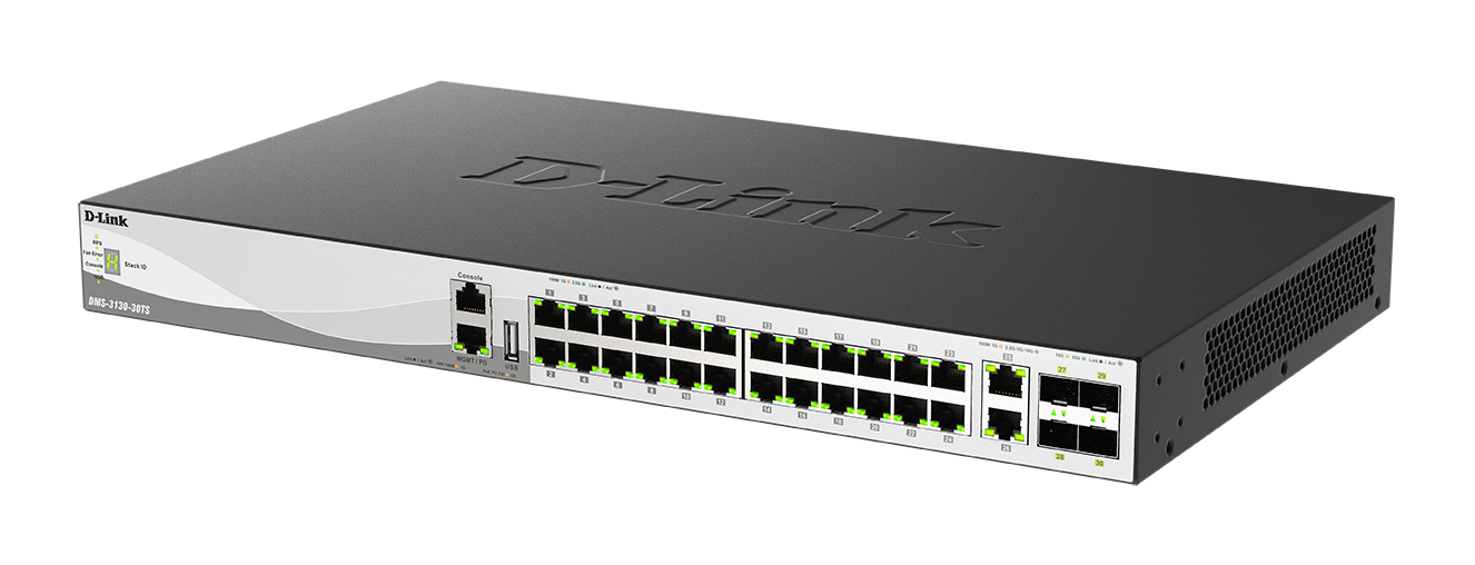 D-Link DMS-3130-30TS/E-30 Port Switch Multi-Gigabit – Ansicht 3