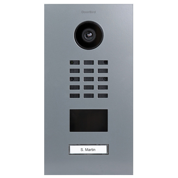 DoorBird D2101V IP Video Türstation V4A Edelstahl, RAL 7004
