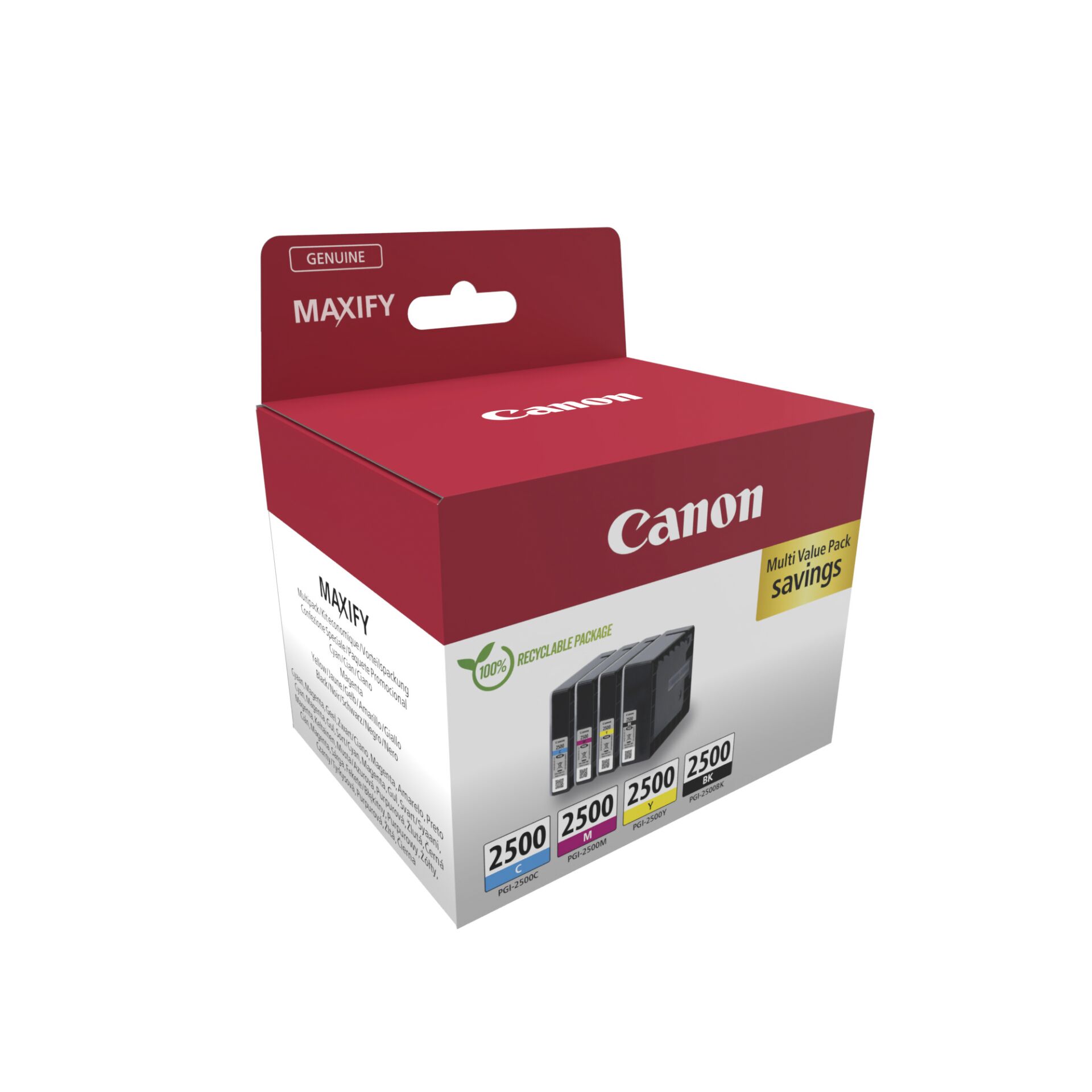 Canon PGI-2500 BK/C/M/Yk Multipack 829635_01