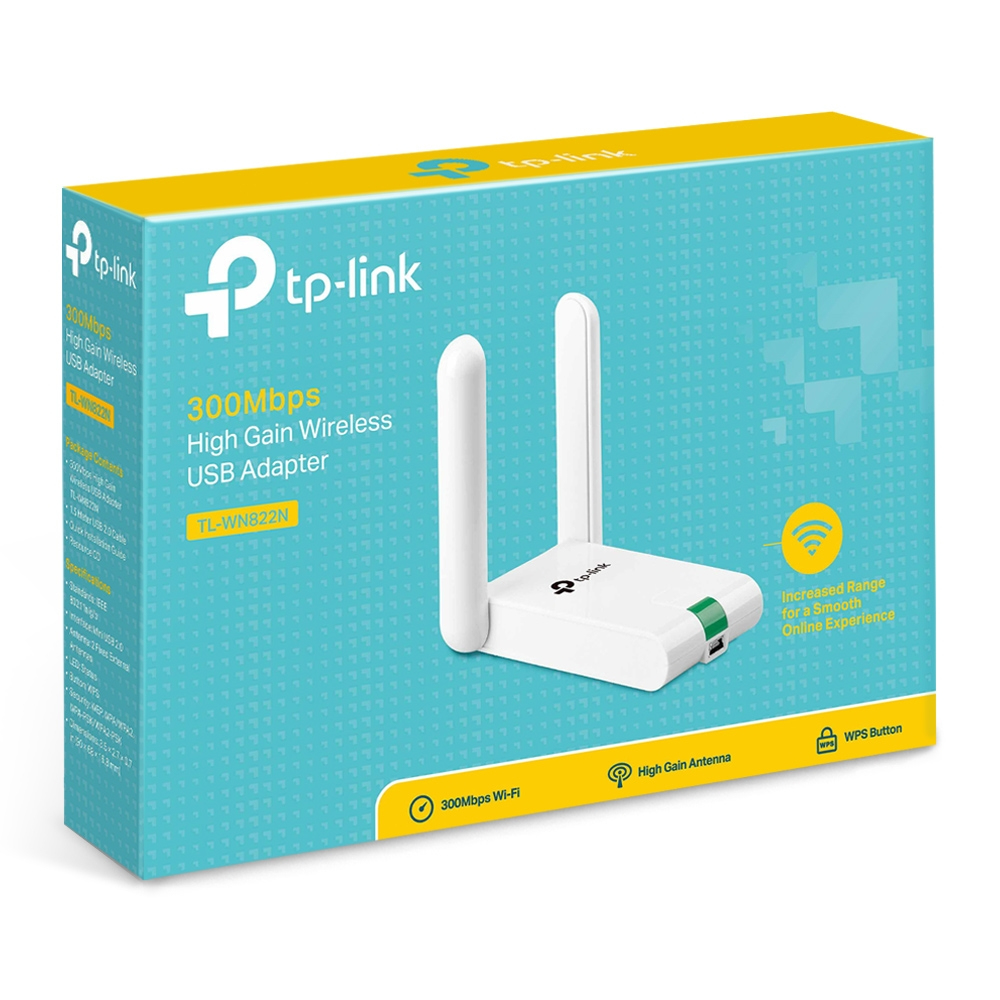 TP-LINK 300Mbps-High-Gain-Wireless-N-USB-Adapter