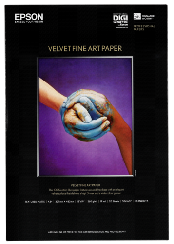 Epson Velvet Fine Art Paper A 3+