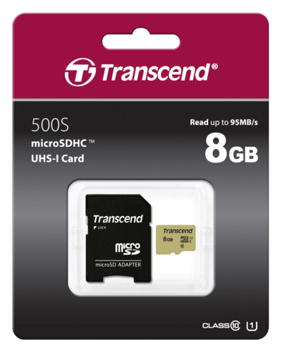 Transcend microSDHC 500S     8GB