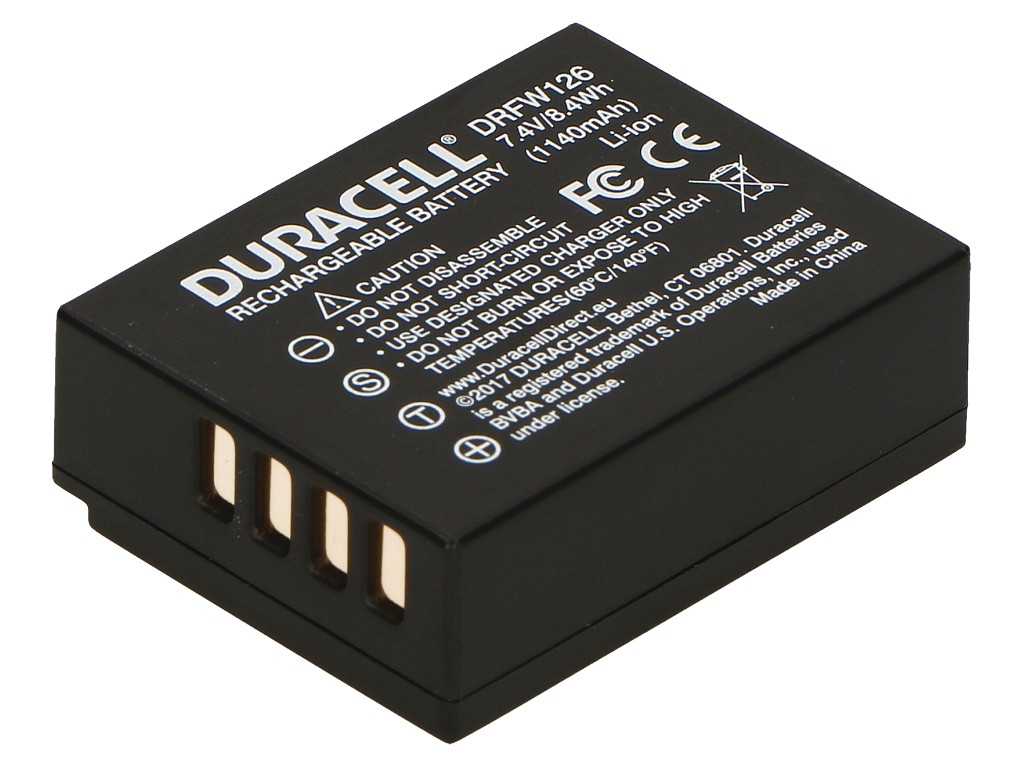 Duracell DRFW126 Kamera-/Camcorder-Akku Lithium-Ion (Li-Ion) 1140 mAh