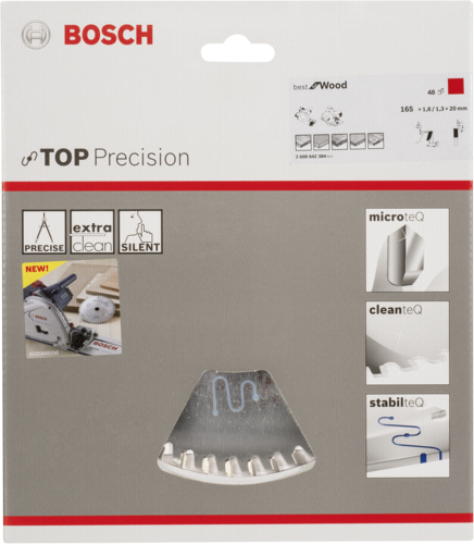 Bosch Kreissägeblatt BS WO H 165x20-48