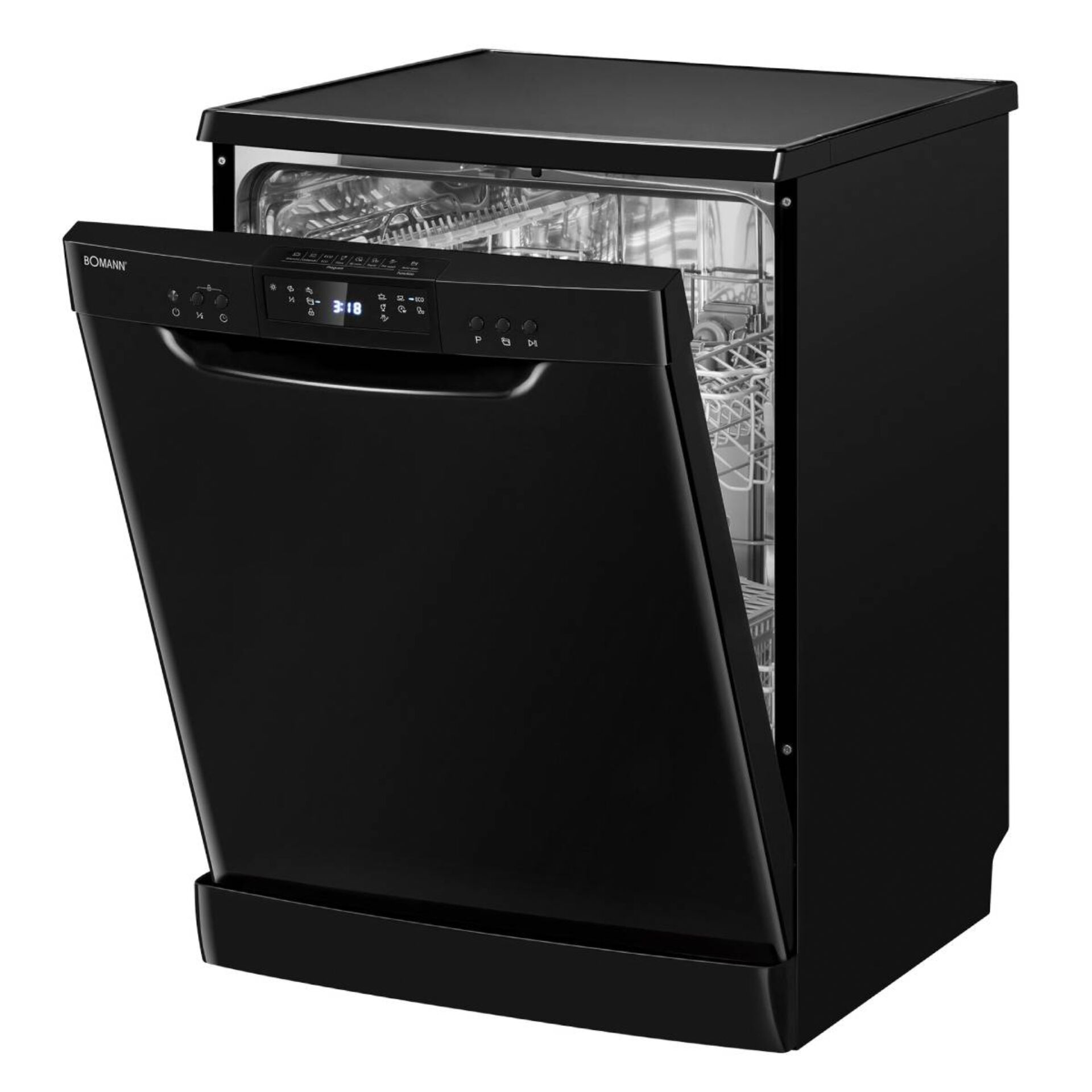 Bomann GSP 7419 schwarz    60 cm 118136_00