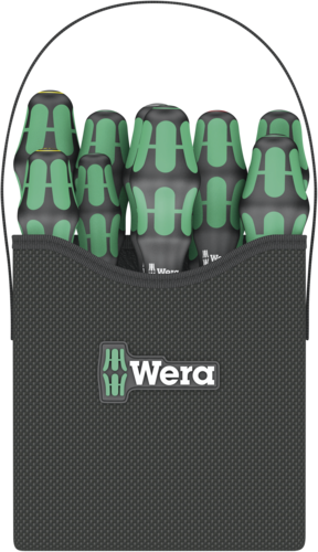 WERA Kraftform 2go 300 Schraubendrehersatz Kraftform Pl