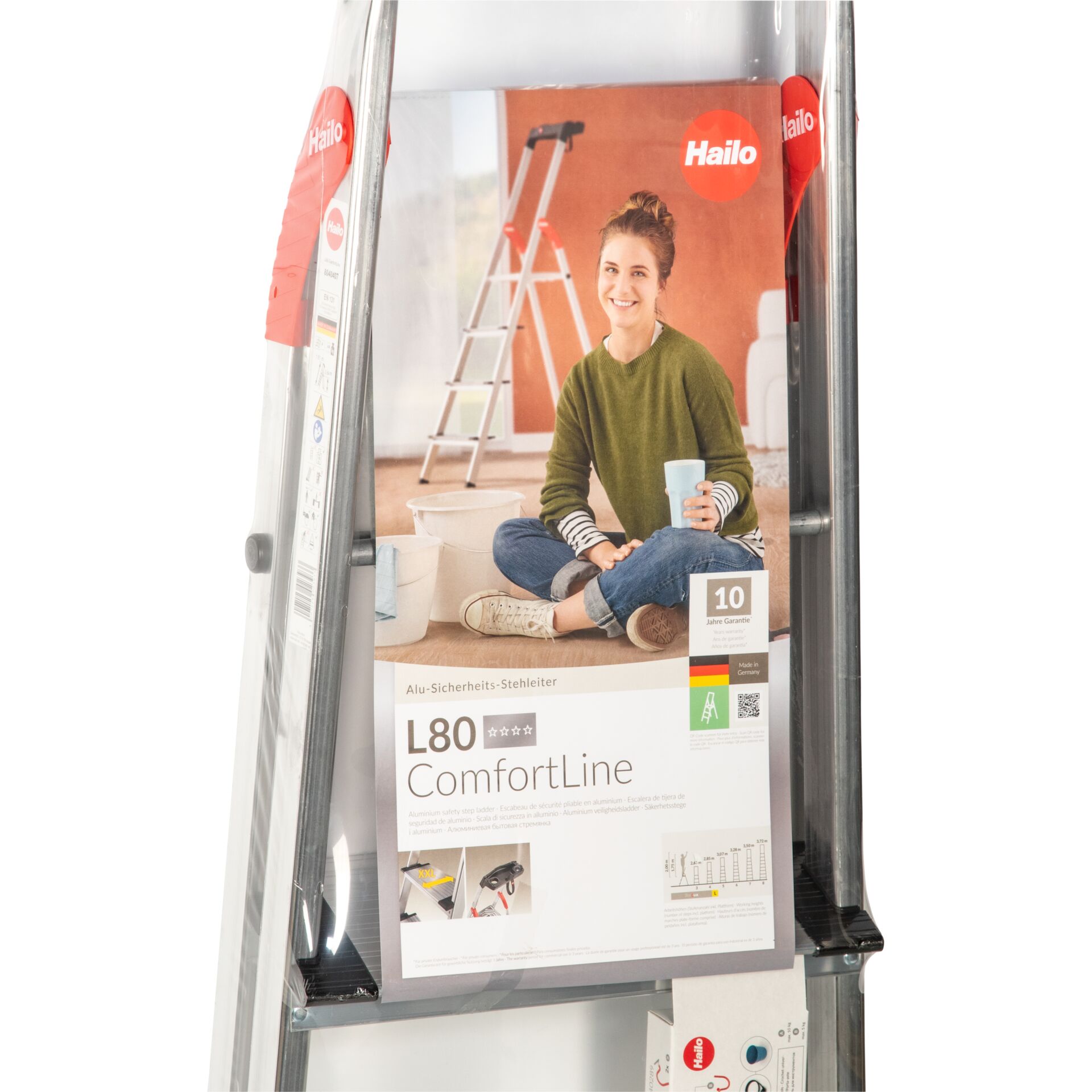 Hailo L80 ComfortLine 4 Stufen  Stehleiter 245165_11