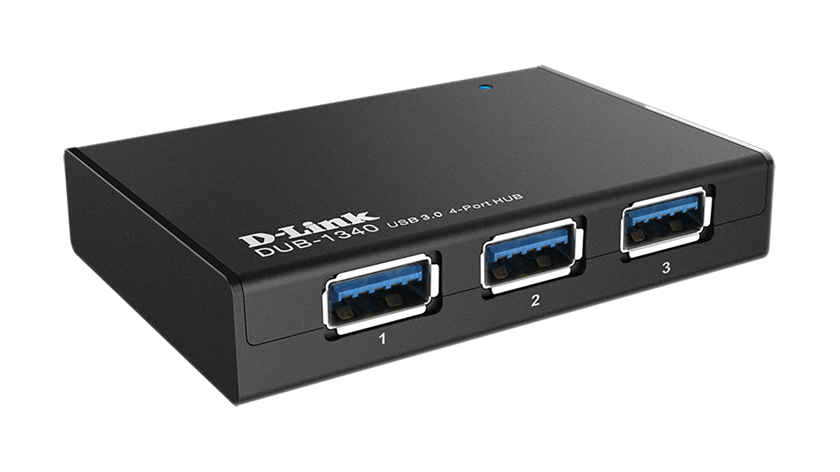 D-Link DUB-1340 Schnittstellen-Hub Schwarz