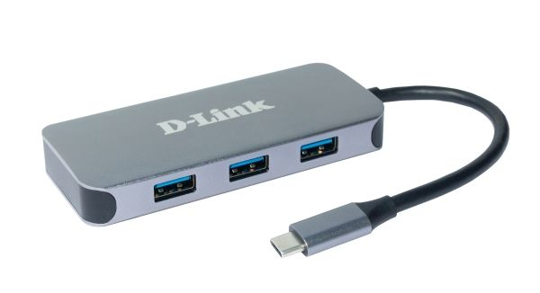 D-Link DUB-2335 6-in-1 USB-C Hub mit HDMI/Gigabit Ethernet