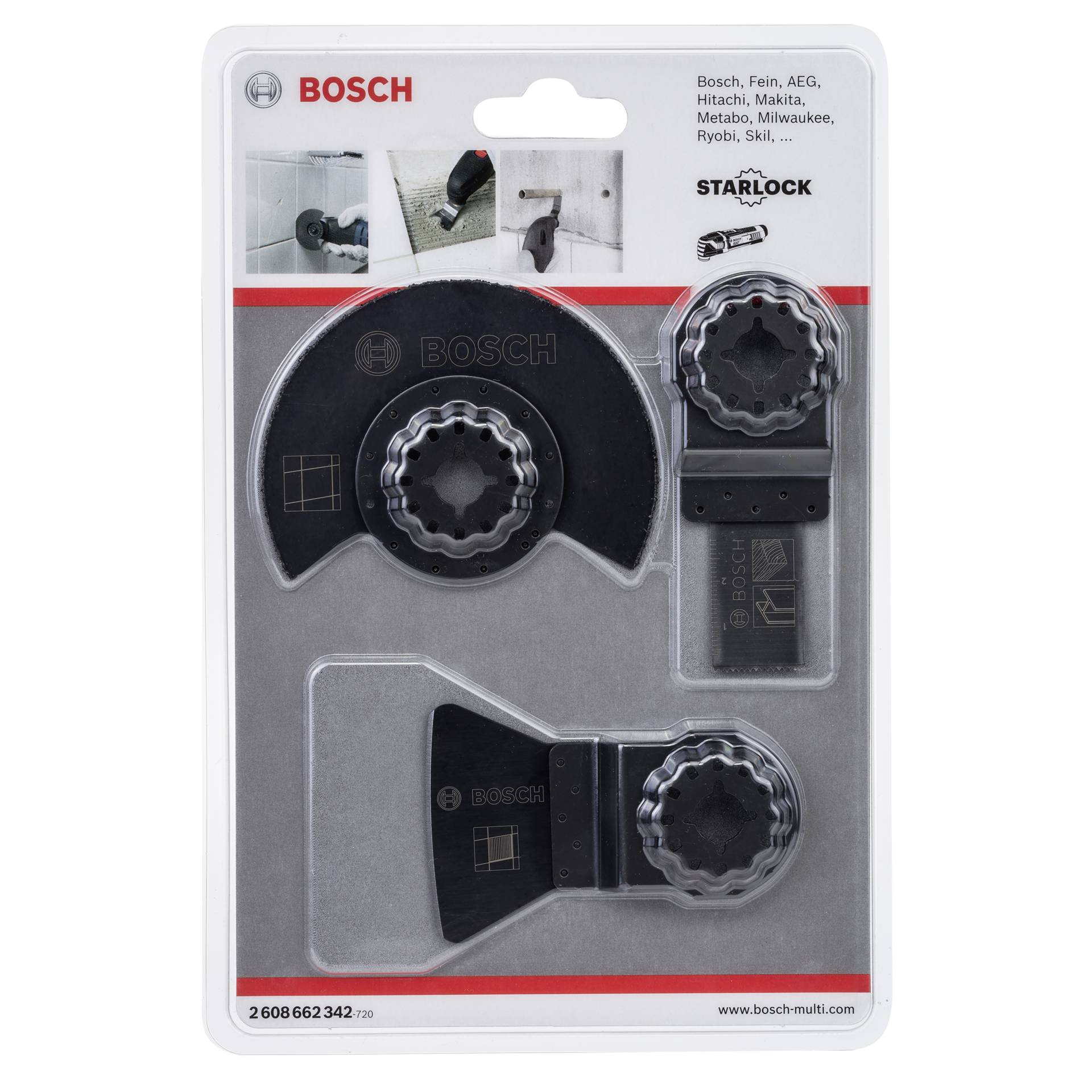 Bosch GOP Basis-Fliesen-Set 3-tlg. Starlock