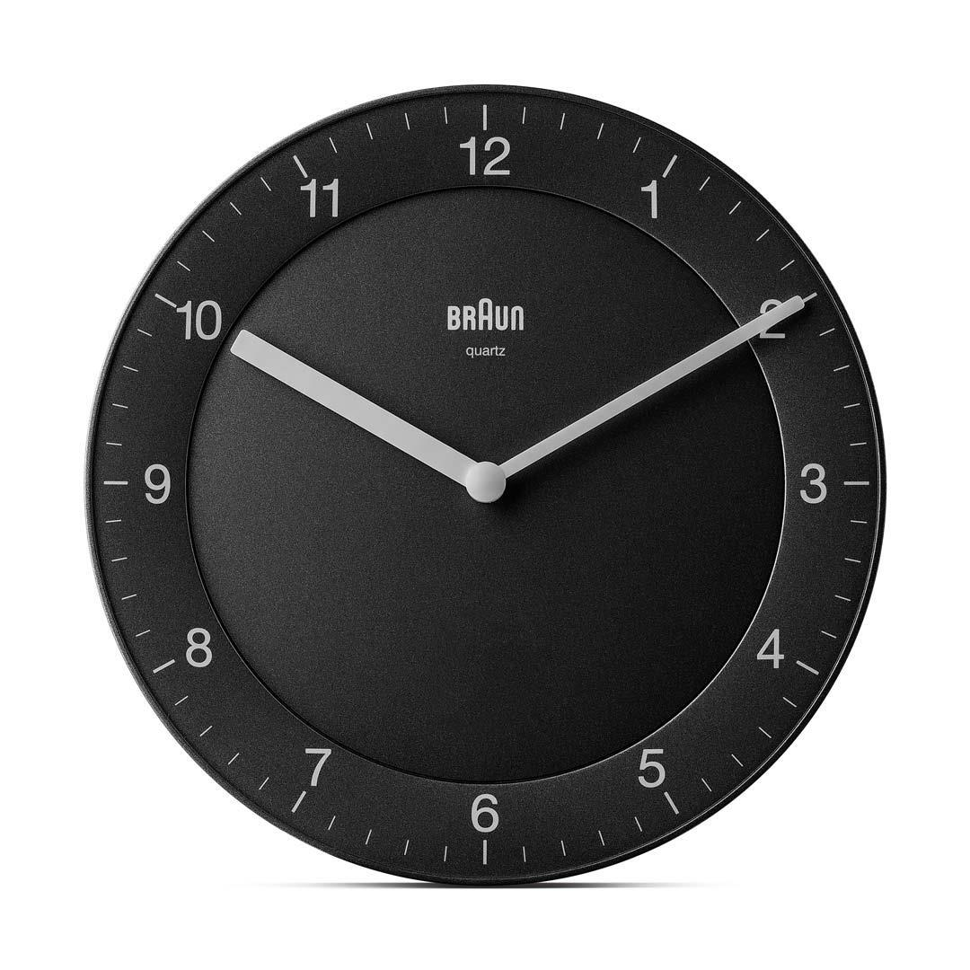 Braun BC 06 B Quarzwanduhr analog schwarz – Ansicht 2