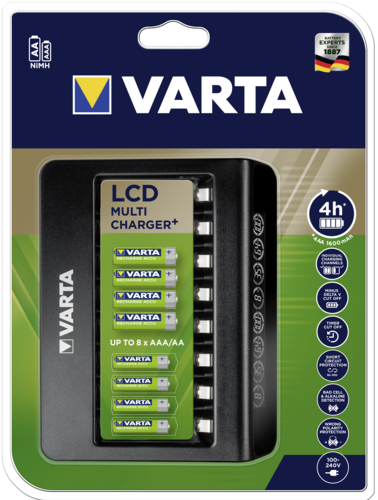 Varta LCD Multi Charger+ ohne Akku Bestückung