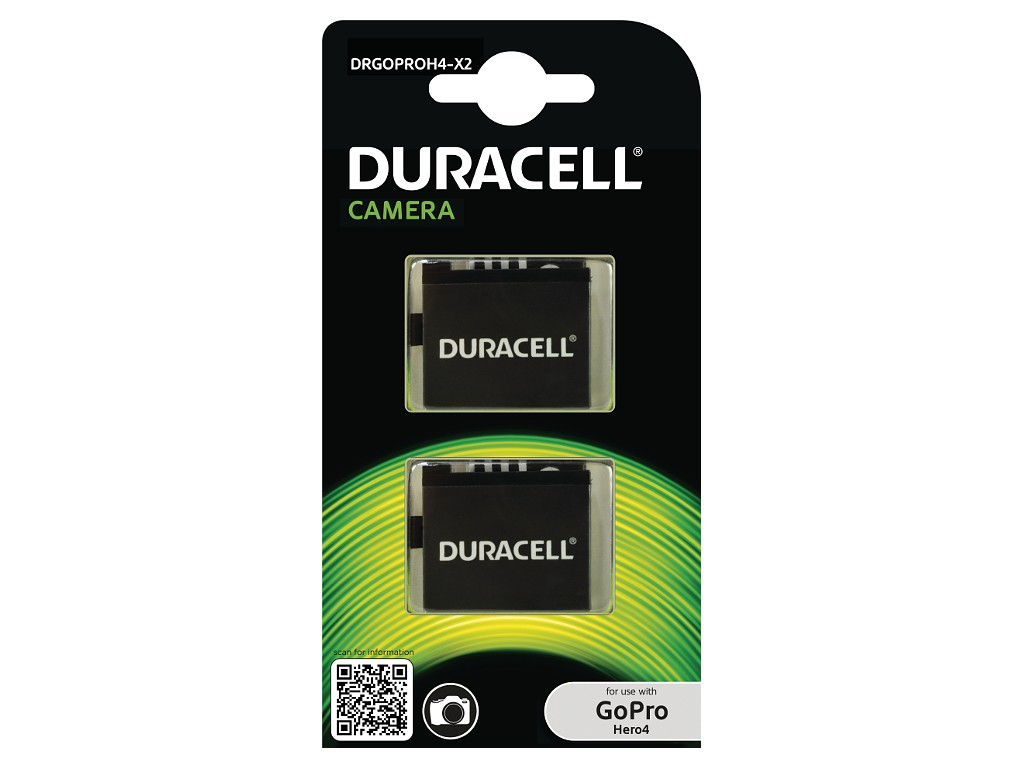 Duracell DRGOPROH4-X2 Kamera-/Camcorder-Akku Lithium-Ion (Li-Ion) 1160 mAh