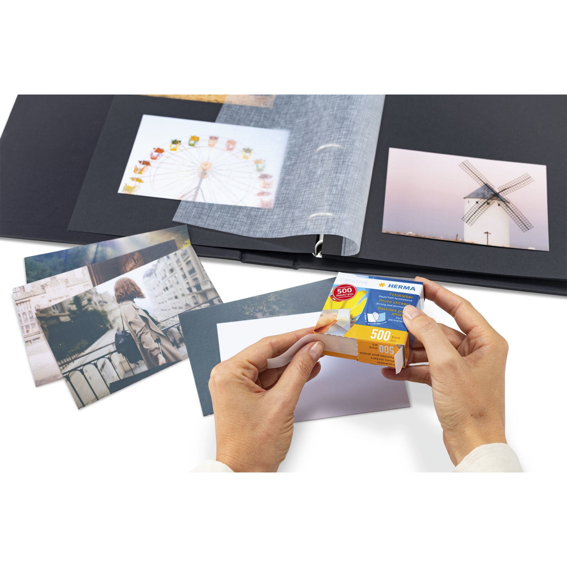 Herma Fotokleber 500 Stück im Kartonspender            1070 103648_03