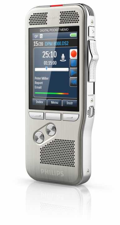 Philips Pocket Memo digitales Diktiergerät DPM8000/00