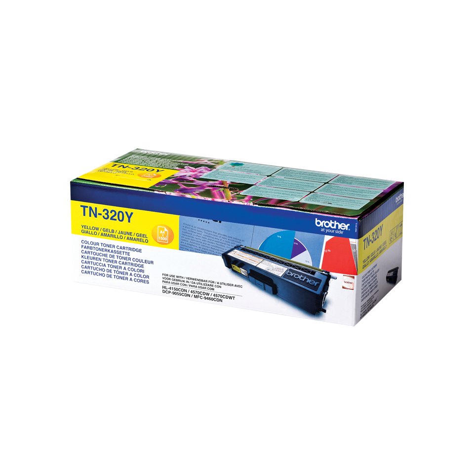 5799083_7382874968 Brother TN-320Y Lasertoner 1500Seiten Gelb Lasertoner / Patrone