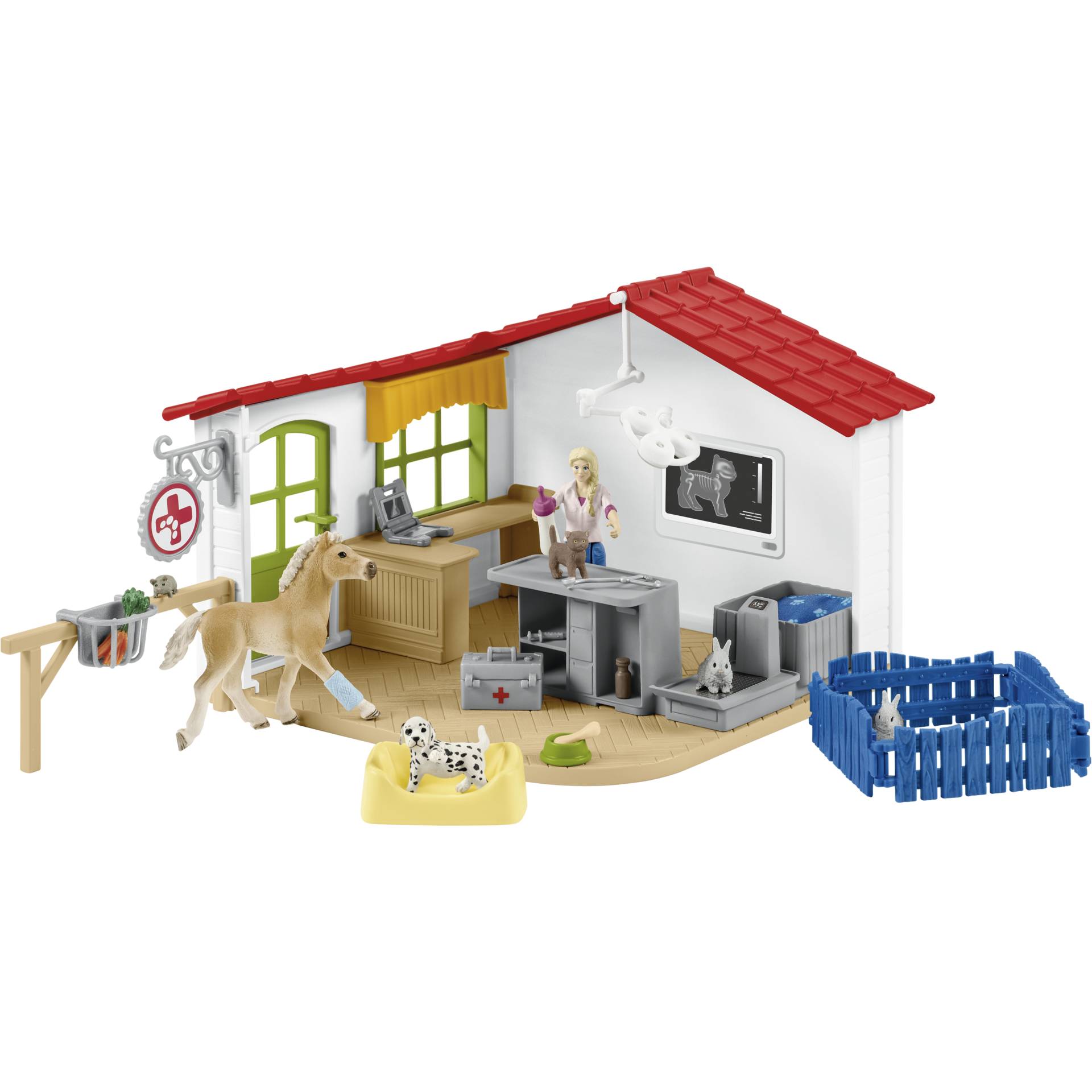 Schleich Farm World        42502 Tierarzt-Praxis mit Haustieren