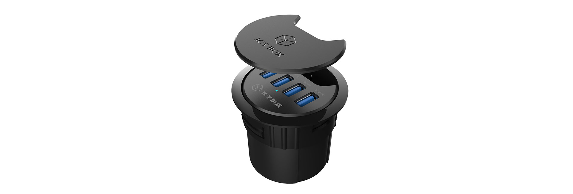 ICY BOX IB-HUB1403 Tisch-Hub 4x USB 3.0 Type-A d6b88373288a715614ba4b5dca35a611683819a1