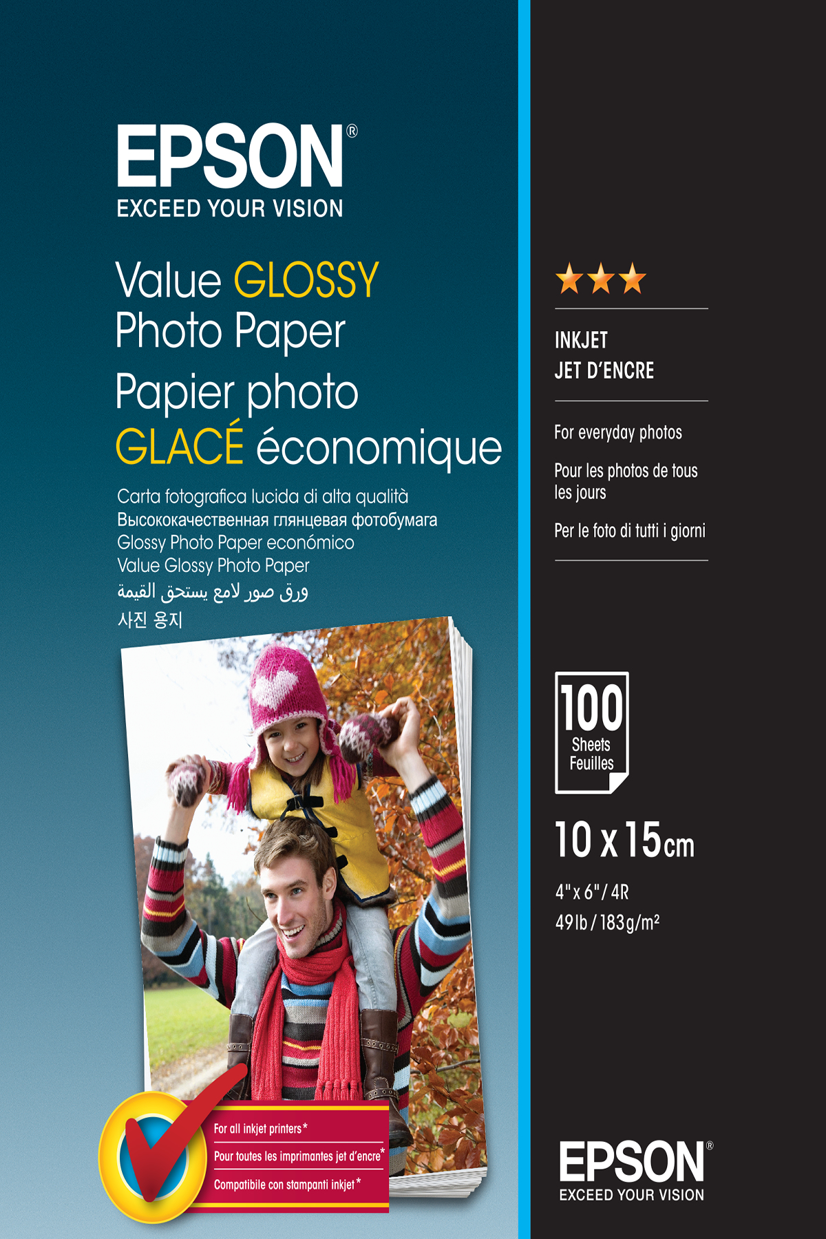 Epson Fotopapier glänzend C13S400039 -10x15cm-100 Blatt- 33278312_1494985547