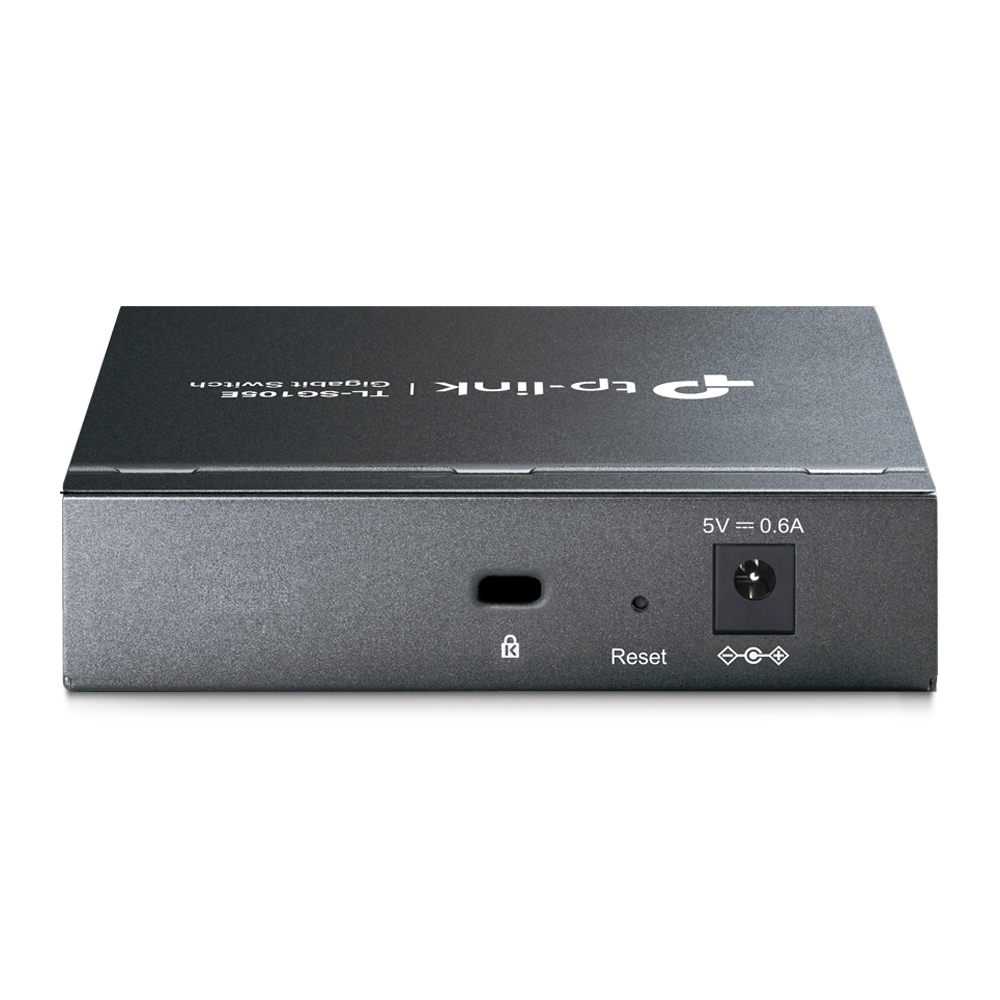TP-LINK TL-SG105E L2 Gigabit Ethernet (10/100/1000) Schwarz – Ansicht 5
