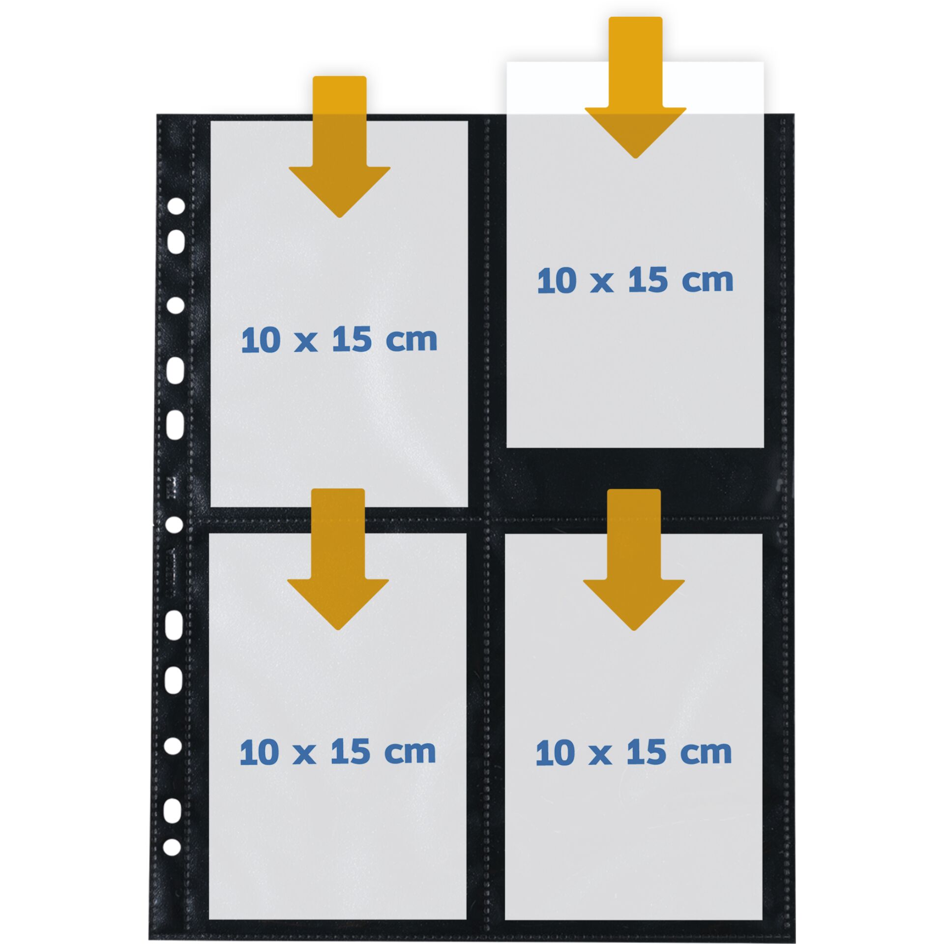 Herma fotophan 10x15 hoch 10 Blatt schwarz            7785 514224_03