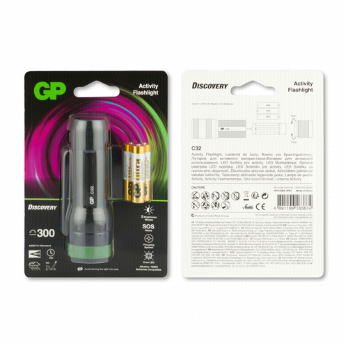 "GP Taschenlampe C32    300 Lumen"