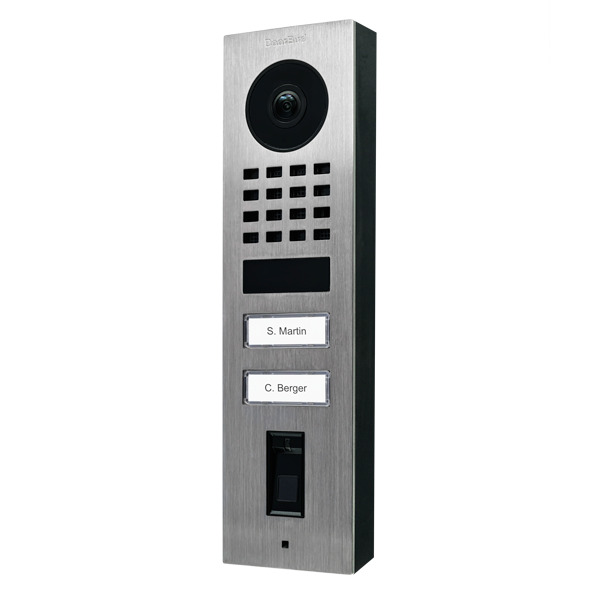 DoorBird IP Video Türst. D1102FV Fingerpr. Edels. V2A, Aufputz