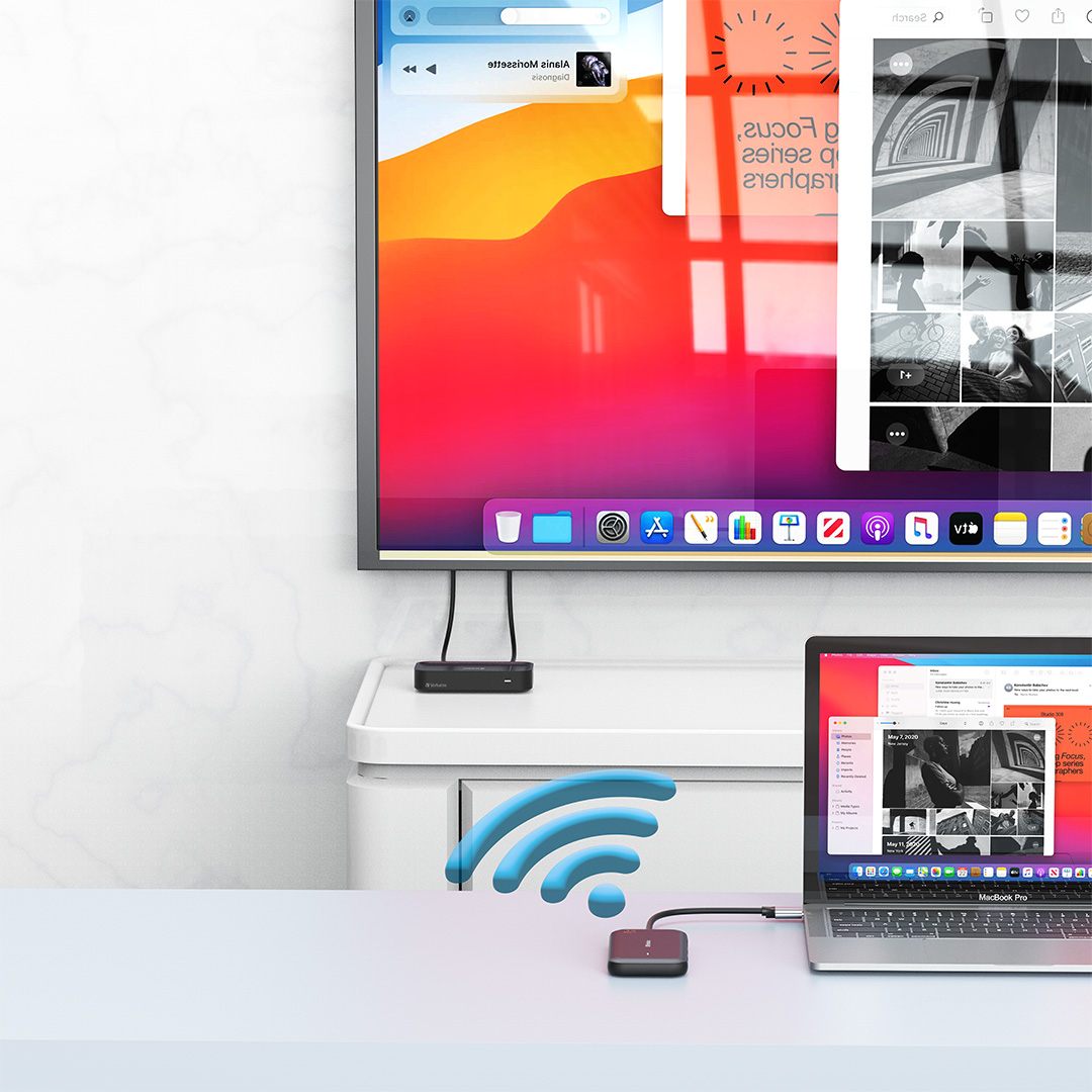 Verbatim Share My Screen USB-C Wirel.Displ.Ad. 1080P/Hub  32146 – Ansicht 2