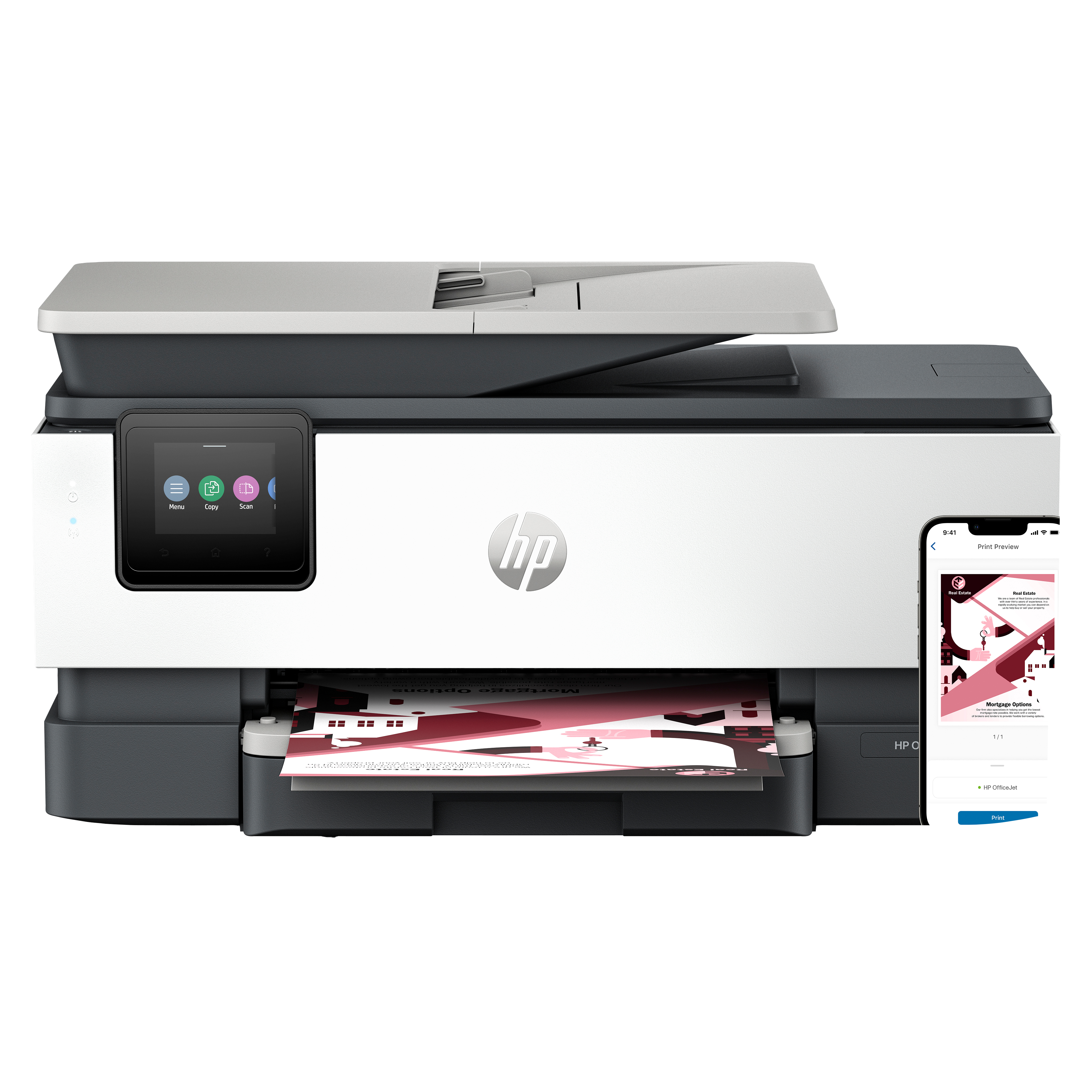HP Officejet Pro 8122e All-in-One – Ansicht 1