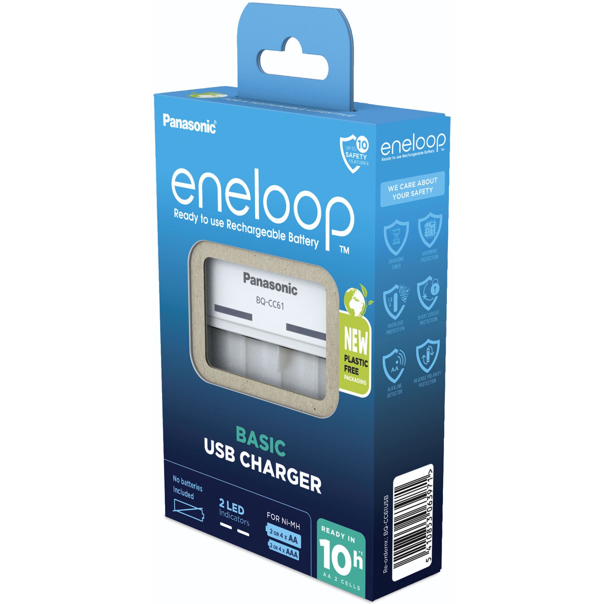 Pansonic Eneloop Basic Charger USB BQ-CC61 ohne Akkus