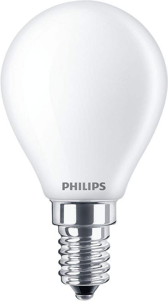 Philips LED classic Lampe 40W E14 warmw 470lm Tropf weiß 2erP