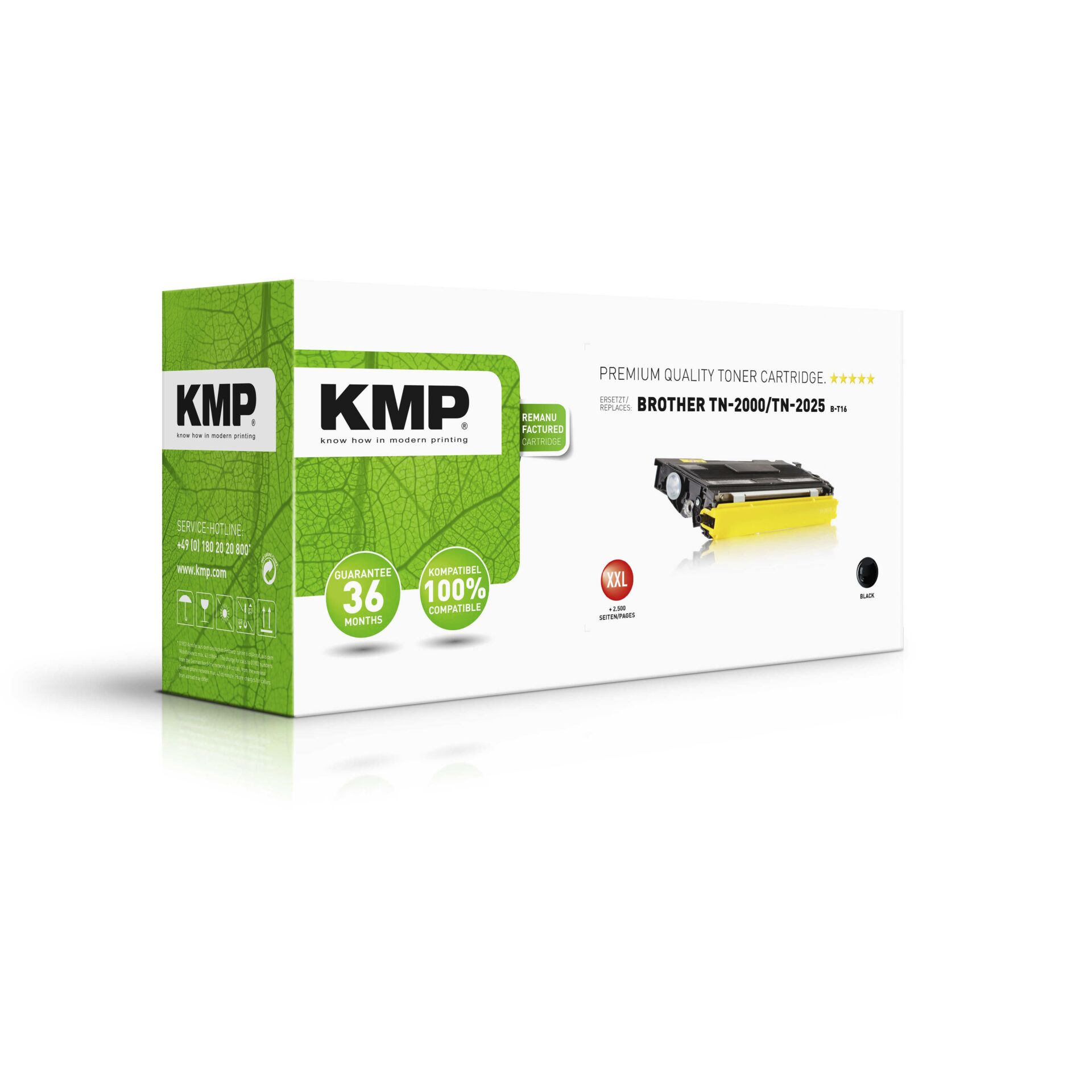 KMP B-T16 Toner schwarz XXL kompatibel mit Brother TN-2000 557592_01