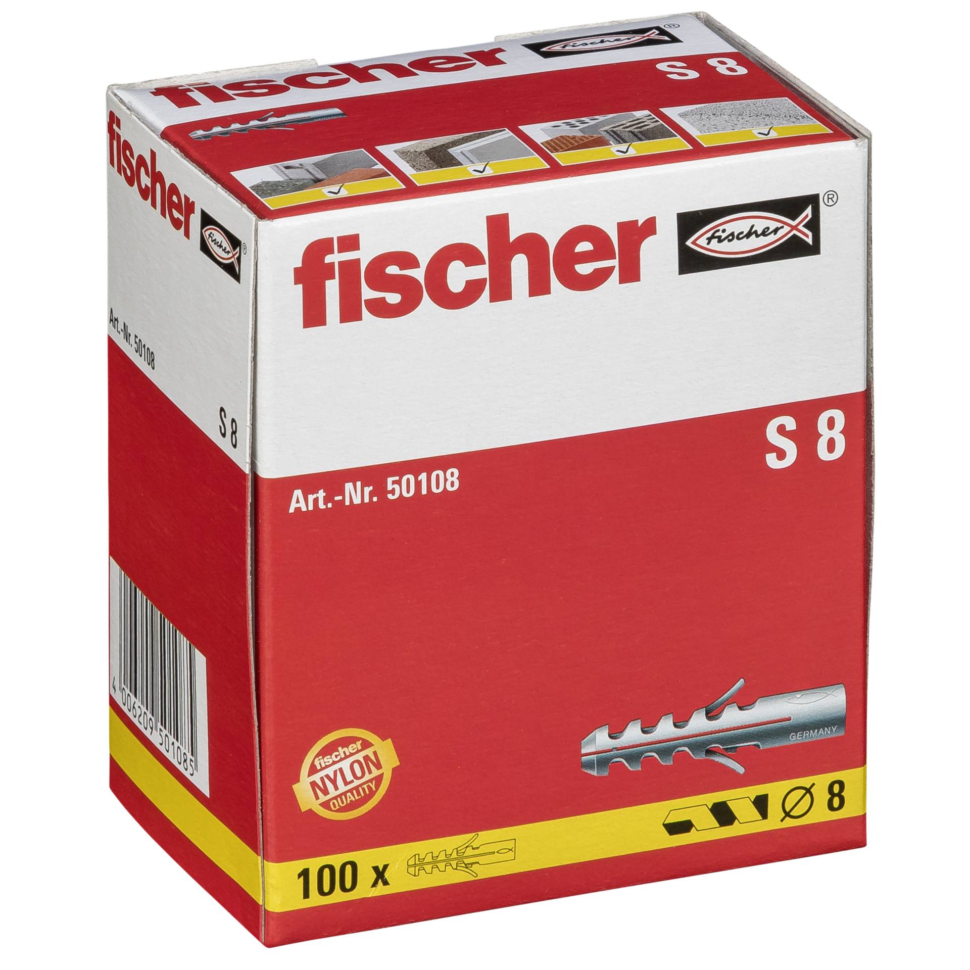 Fischer Dübel S 8