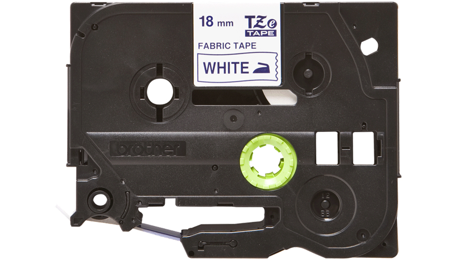 Brother TZe-FA4 Blau auf weiss TZe Etiketten erstellendes Band