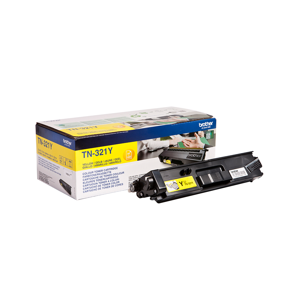 Brother TN-321Y Lasertoner 1500Seiten Gelb Lasertoner / Patrone