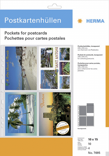 Herma Postkartenhüllen     10x15